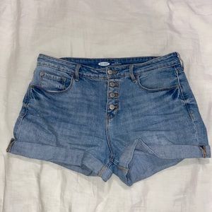 denim short shorts
